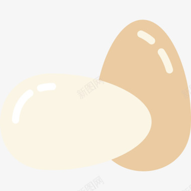 鸡蛋美食套餐平板图标图标
