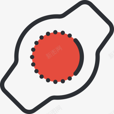 腕表商务系列6红色图标图标