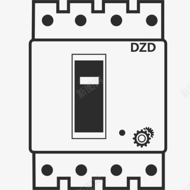 主图标动力柜主断路器AA图标