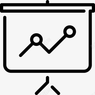 演示图稿演示文稿业务7线性图标图标