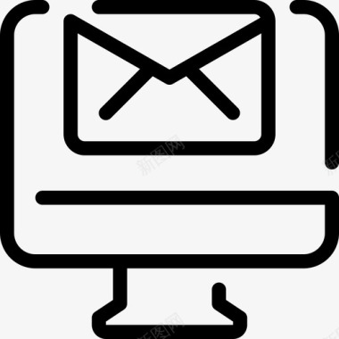 计算机电子邮件地址计算机图标图标