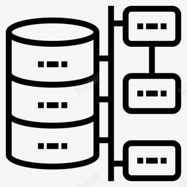 电能代码数据连接代码数据库图标图标