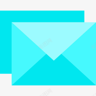 邮件标志电子邮件通讯收集扁平图标图标