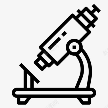 显微镜生物学科学图标图标