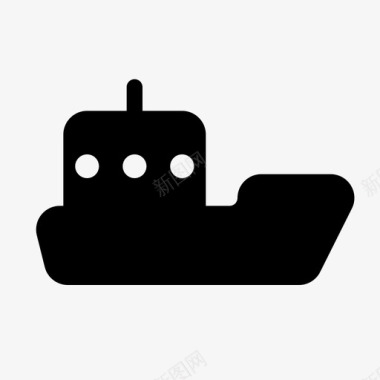 船渡轮产品发布图标图标