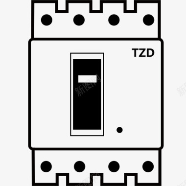 京东主列头柜主断路器图标
