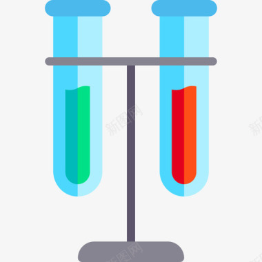 试管教育元素3扁平图标图标