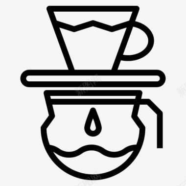 滴水豆子咖啡图标图标