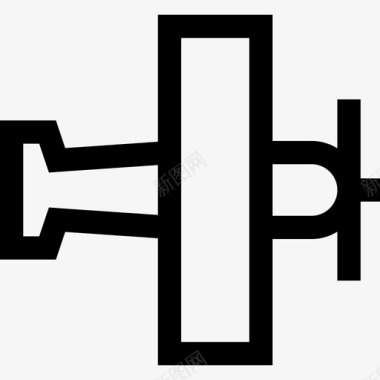飞机ico飞机运输收集直线运输图标图标