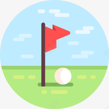 高尔夫奥运会4持平图标图标