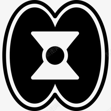 少数民主民主符号收集填充图标图标