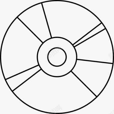 光碟圆形杂集图标图标