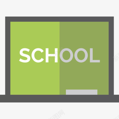 黑板学校元素2平面图标图标