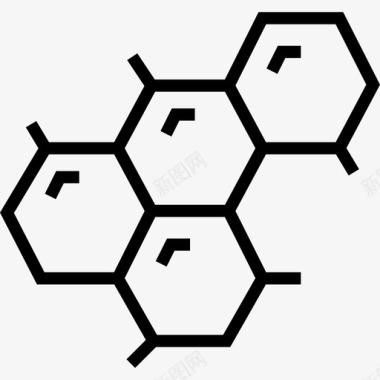 分子分子科学4线性图标图标