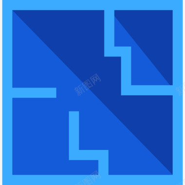 平面设计样机蓝图房地产7平面图图标图标