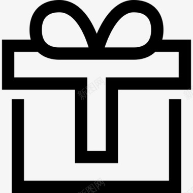 导航Giftboxweb导航线性图标图标