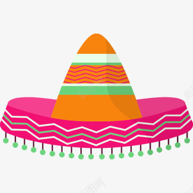 高管帽墨西哥帽时尚墨西哥元素2图标图标