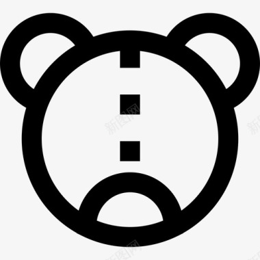 泰迪熊泰迪熊工具和用具针线用具图标图标