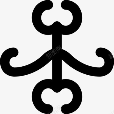 符号和开发元素大胆圆润图标图标