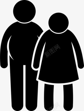 成熟的男人和老母亲儿子母亲和儿子图标图标