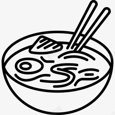 面条食物中餐图标图标