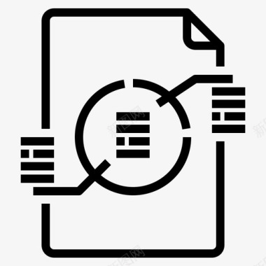 圆环形图表纸图形圆分析图表图标图标