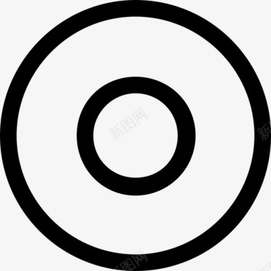 甜甜圈食物圆形图标图标
