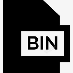 bin格式Bin文件格式集合已填充图标高清图片