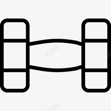 潮流系列重量运动系列直线型图标图标