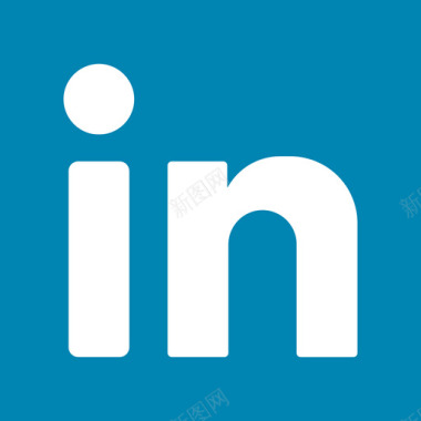 网络Linkedin社交网络徽标2扁平图标图标