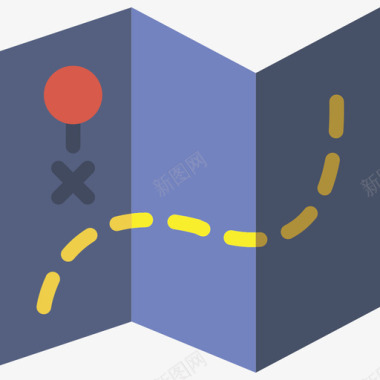 平面图矢量地图基本系列平面图图标图标