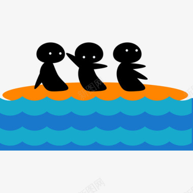 运动船水上运动平板图标图标