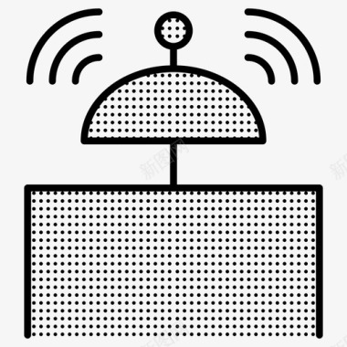 前台酒店门铃前台门铃图标图标