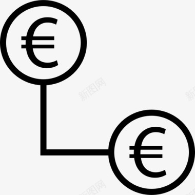 金钱的大厦金钱商业和金融图标收集细线图标