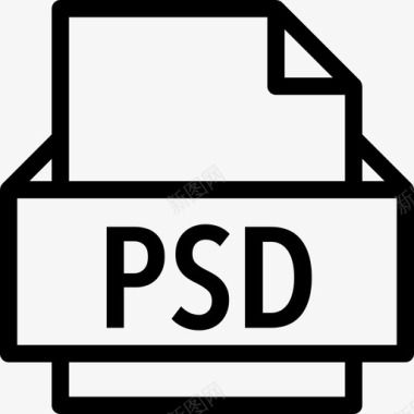 PDF文件格式Psd文件格式线性图标图标