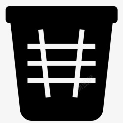 食物垃圾桶垃圾箱食物厨房图标高清图片