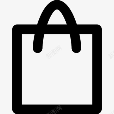 购物袋时尚经典系列醒目圆形图标图标