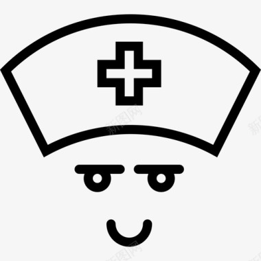 护士护士医学2直系亲属图标图标