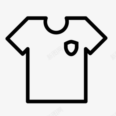 球衣盾牌套件足球球衣图标图标