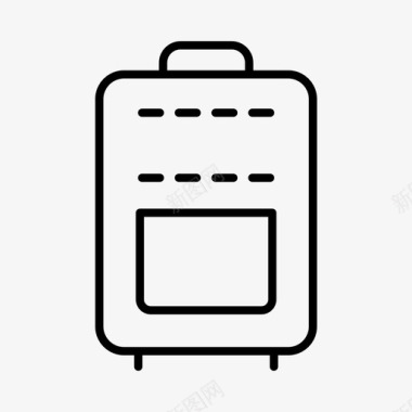 旅游包行李旅游图标图标