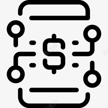 支付流程银行业务电子商务图标图标