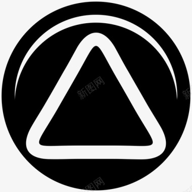 危险标志三角形警告图标图标
