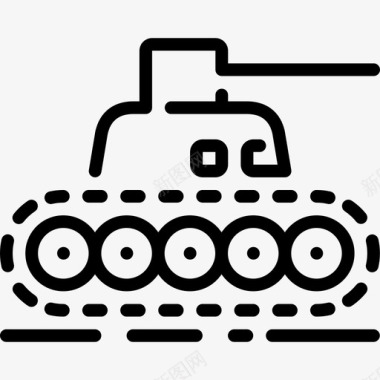 坦克战争直线图标图标