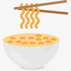 扁面条面条美食套餐扁面图标高清图片