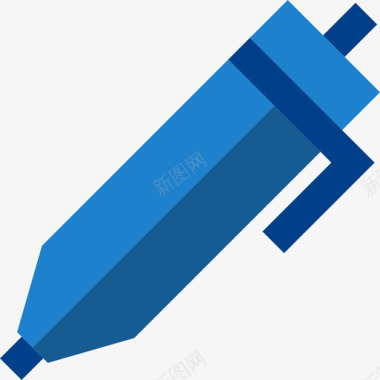 钢笔商务系列5扁平图标图标