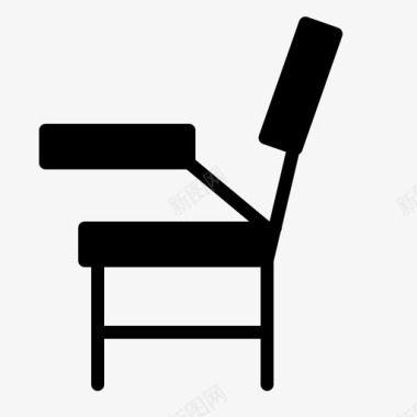 学生椅家具室内图标图标