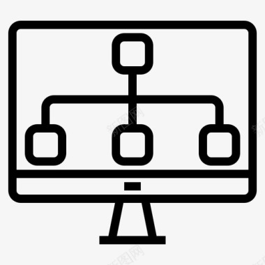 静态图表监视器分析图表图标图标