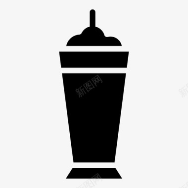 冰咖啡饮料冰激凌图标图标