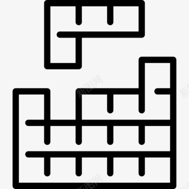 俄罗斯方块游戏2直线图标图标