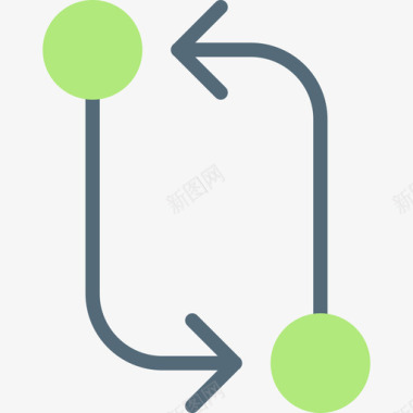回路箭头集合3扁平图标图标